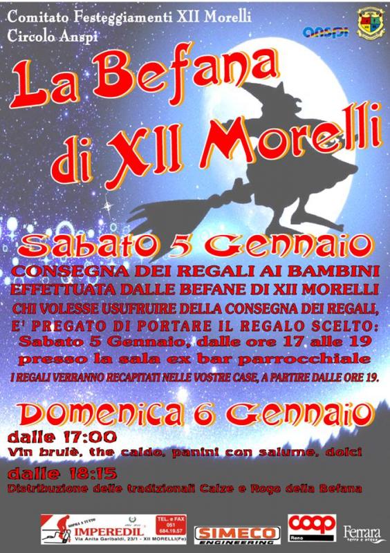 La Festa Della Befana A Dodici Morelli a Cento 2019 (FE) Emilia
