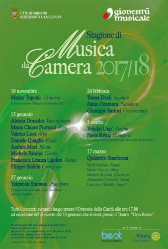 Stagione Concertistica Di Musica Da Camera - Fabriano