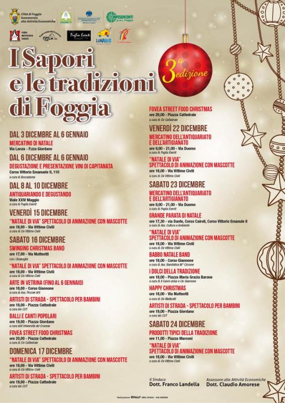 Presentazione Menu Di Natale.Natale A Foggia A Foggia 2018 Fg Puglia Eventi E Sagre