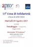 Cena Di Solidarietà, A Festareggio La 13^ A Favore Di Apro Onlus - Reggio Emilia (RE)