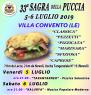 Sagra Della Puccia, Sagra Della Puccia 33ima Edizione - Anno 2019 - Lecce (LE)