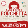Sagra Della Porchetta Di Vallerano, Edizione 2024 - Vallerano (VT)