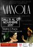 Manola, Dall'8 Al 12 Novembre Al Teatro L'aura - Roma (RM)