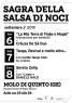 Sagra Della Salsa Di Noci, Tre Serate Di Divertimento Al Molo Di Quinto - Genova (GE)