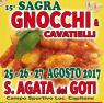 Sagra Di Gnocchi E Cavatielli, L'edizione Del 2018 Non Si Terrà - Sant'agata De' Goti (BN)