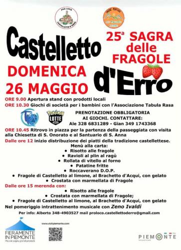 Sagra Delle Fragole A Castelletto D'erro  - Castelletto D'erro