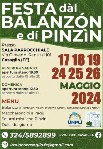 Festa Dal Balanzon E Di Pinzin - Ferrara