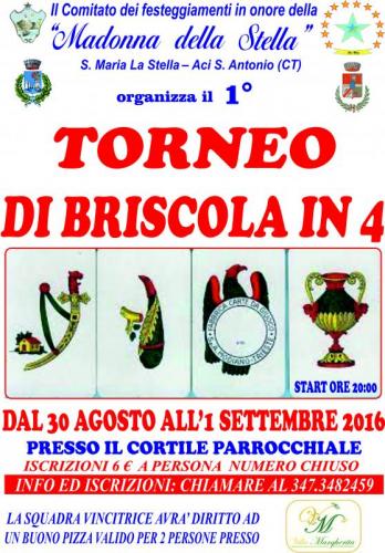 Torneo Di Briscola In 4 - Aci Sant'antonio