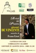 Recital Del Pianista Giosue’ De Vincenti - Corigliano-Rossano