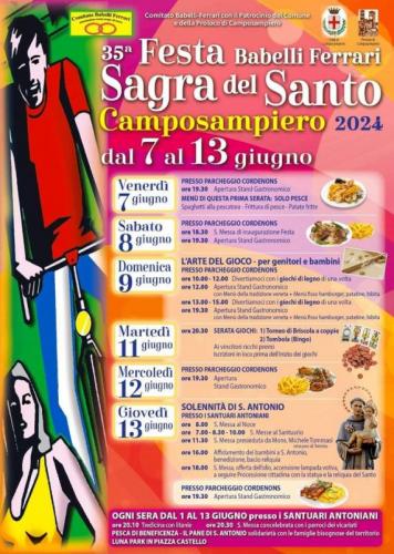 Festa Del Quartiere Babelli Ferrari Sagra Del Santo A Camposampiero - Camposampiero