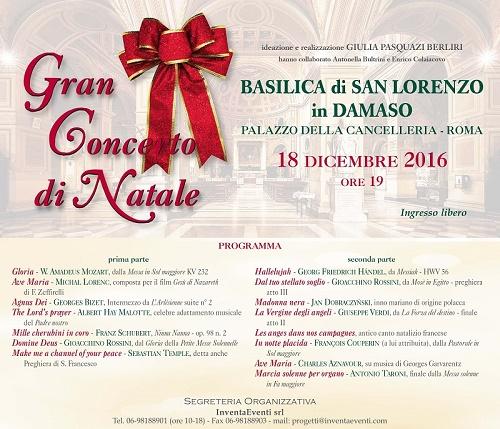 Gran Concerto Di Natale - Roma