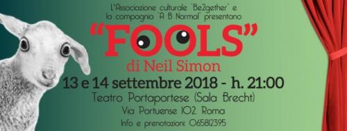 Fools Di Neil Simon A Roma - Roma