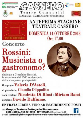 Rossini: Musicista O Gastronomo? A Castel San Pietro Terme - Castel San Pietro Terme