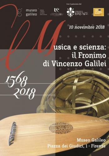 Musica E Scienza: Il Fronimo Di Vincenzo Galilei - Firenze