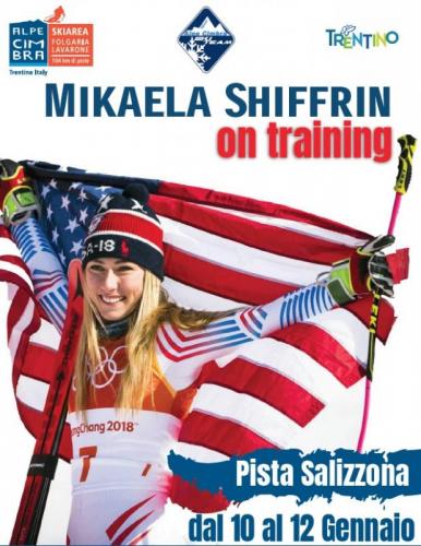 Mikaela Shiffrin On Training Sull'alpe Cimbra - Folgaria