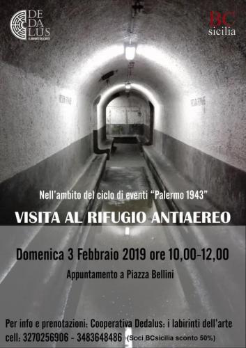 Visita Al Rifugio Antiaereo A Palermo - Palermo