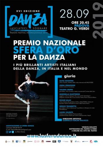 Premio Nazionale Sfera D'oro Per La Danza - Padova