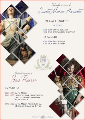 La Festa Di San Rocco E Santa Maria Assunta A Stigliano - Stigliano
