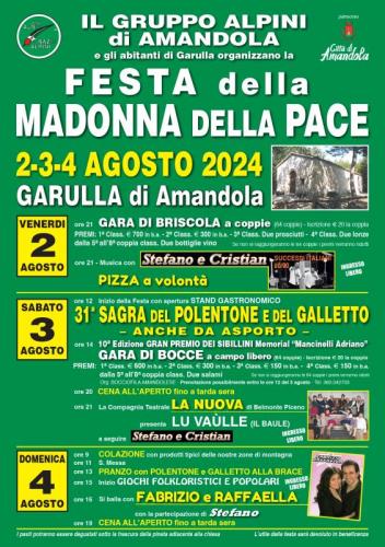 Festa Madonna Della Pace - Amandola