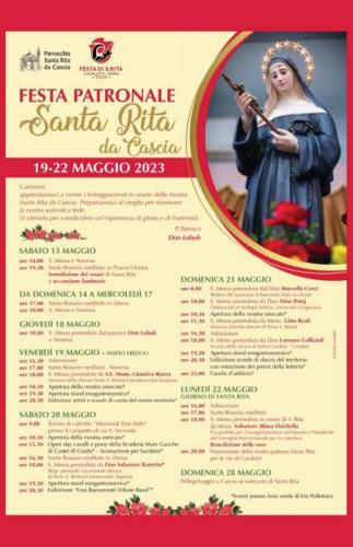 La Festa Di Santa Rita Da Cascia A Casalotti - Roma