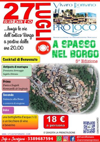 A Spasso Per Il Borgo A Vivaro Romano - Vivaro Romano