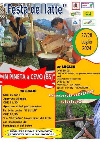 La Festa Del Latte A Cevo - Cevo