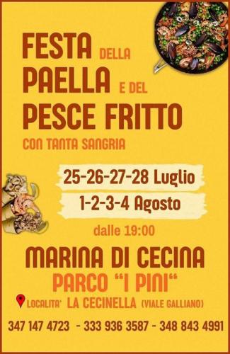 La Festa Della Paella E Del Pesce Fritto A Marina Di Cecina - Cecina