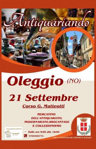 Il Mercatino Dell'antiquariato A Oleggio - Oleggio