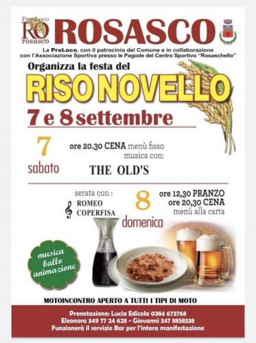 Sagra Del Riso Novello - Rosasco