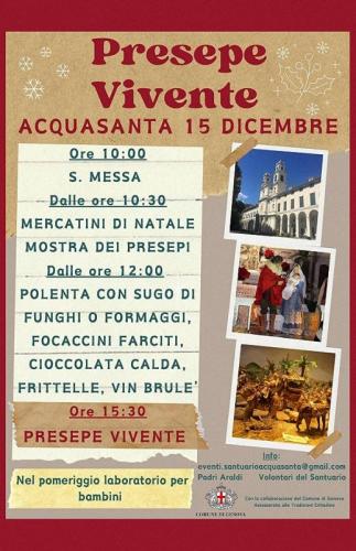 Il Presepe Vivente A Acquasanta - Genova