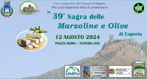 Sagra Delle Marzolline E Olive Di Esperia - Esperia